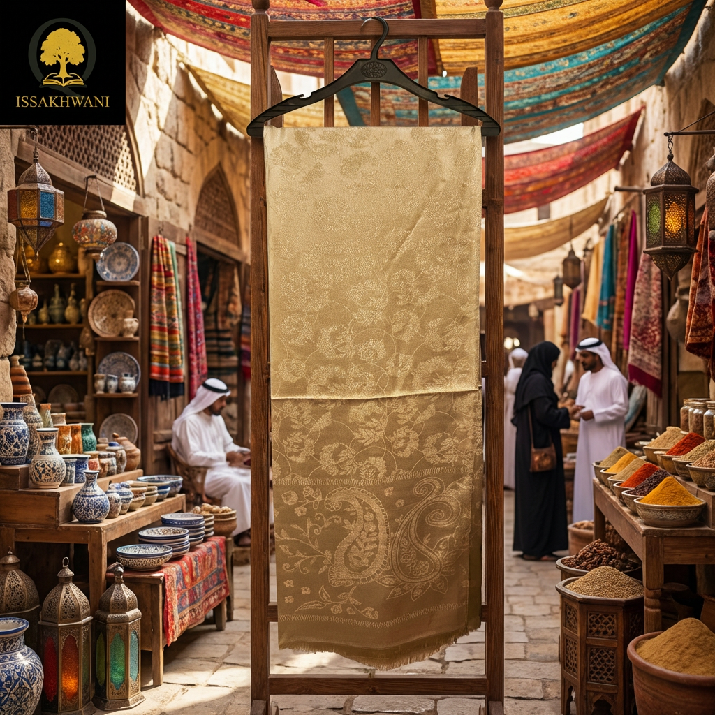 light brown simple shawl ladies shawl - Image 1